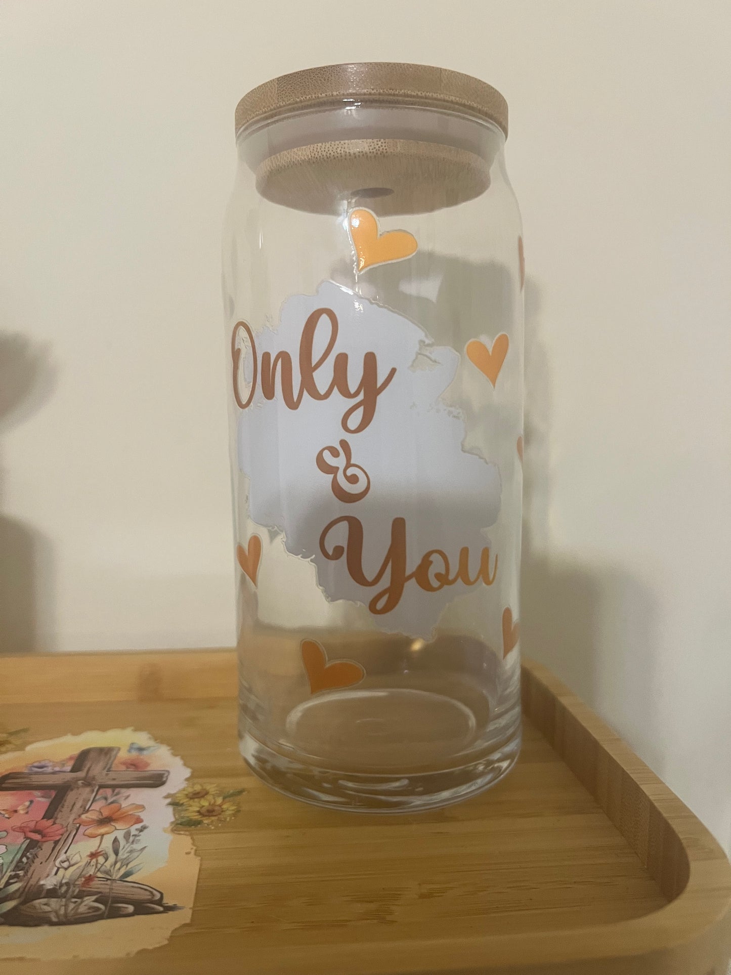 Only You 20oz Glass Tumbler