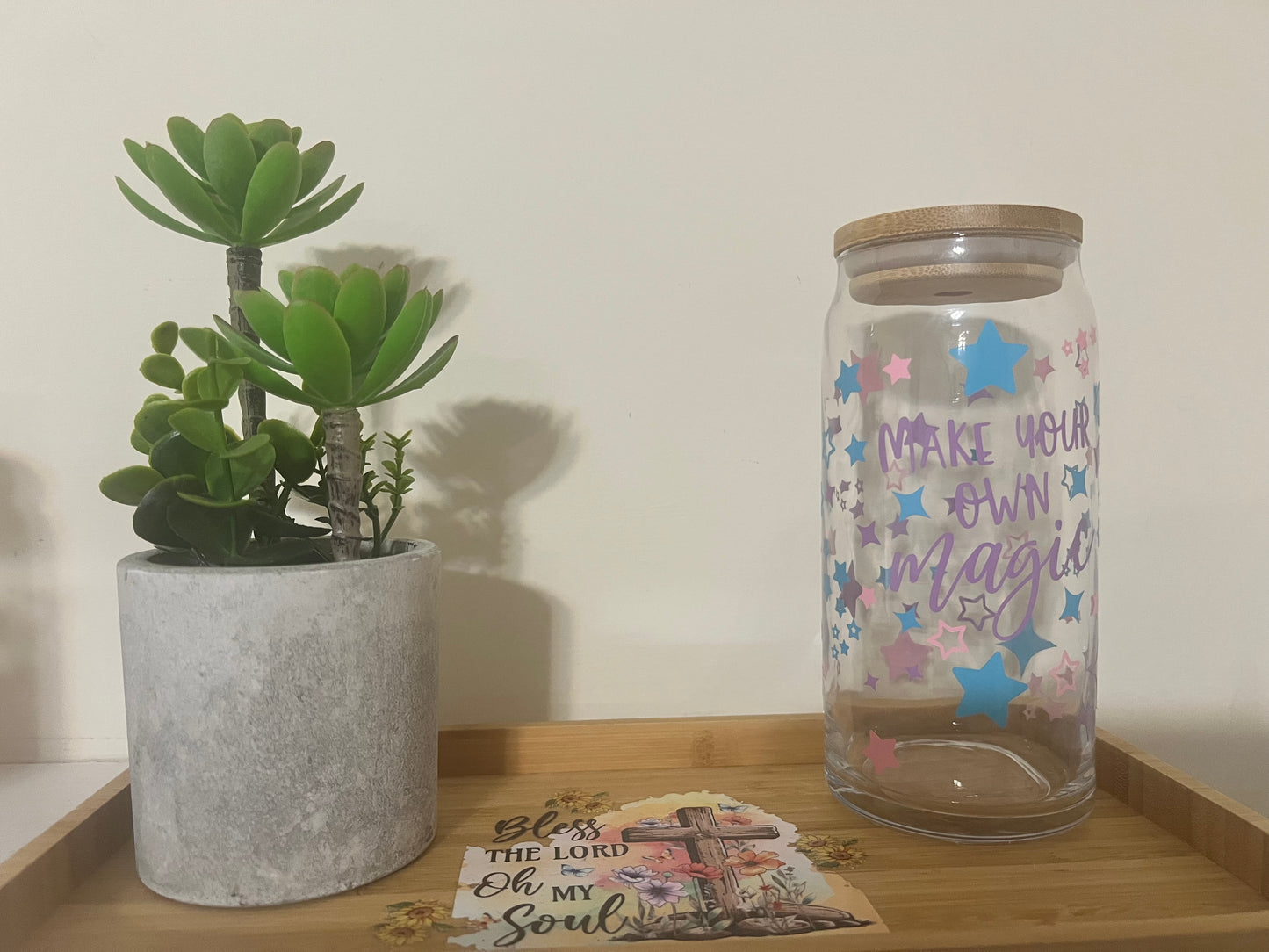 Make Your Own Magic 20oz Glass Tumbler