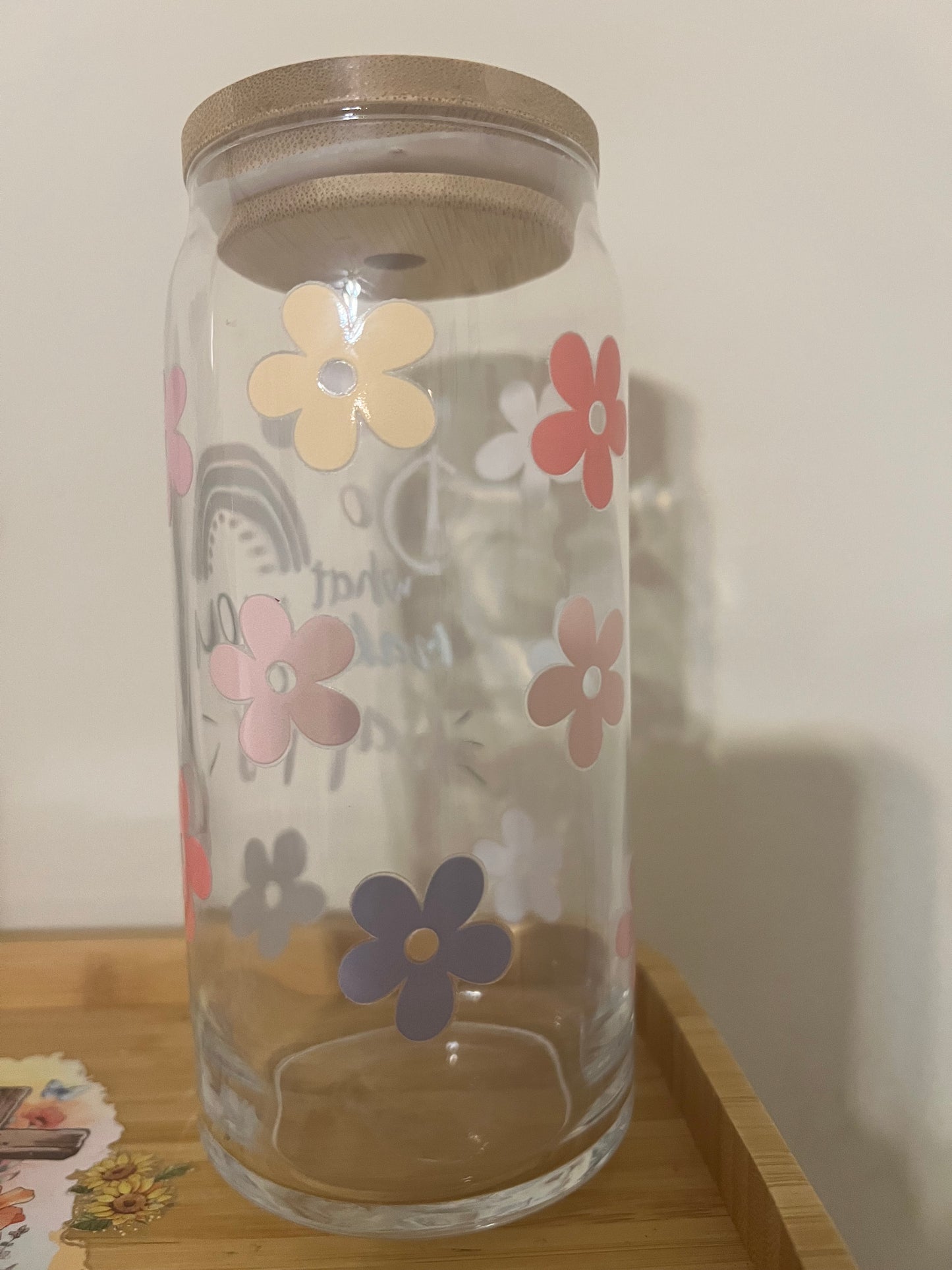 Do What Makes You Happy 20oz Glass Tumbler