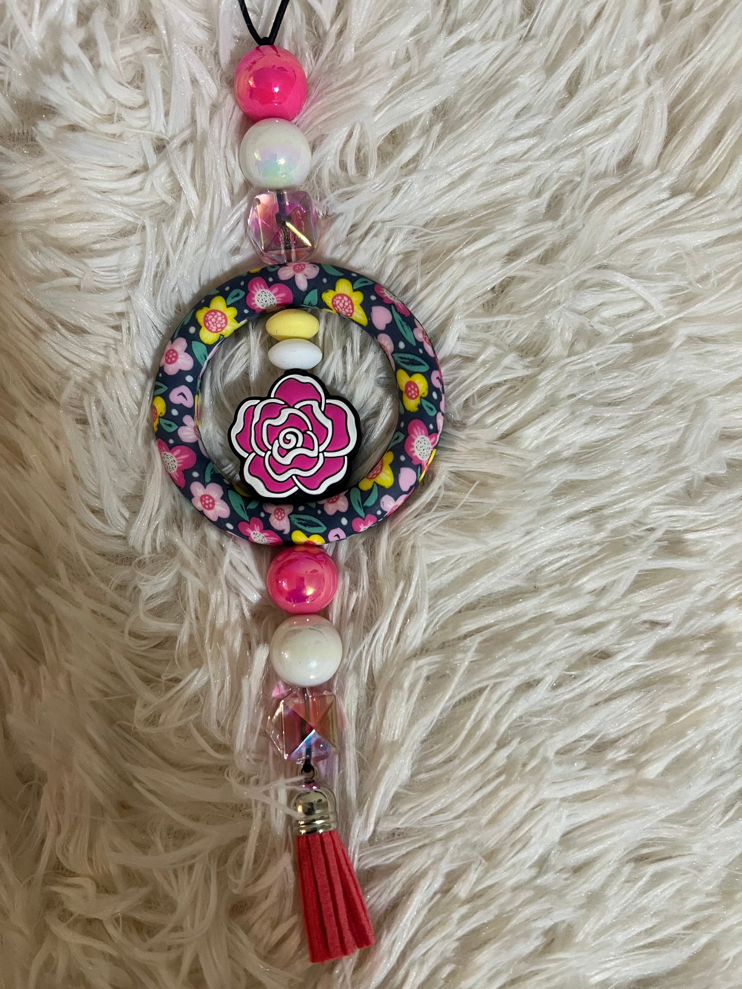 Flower Blossoms Car Charm