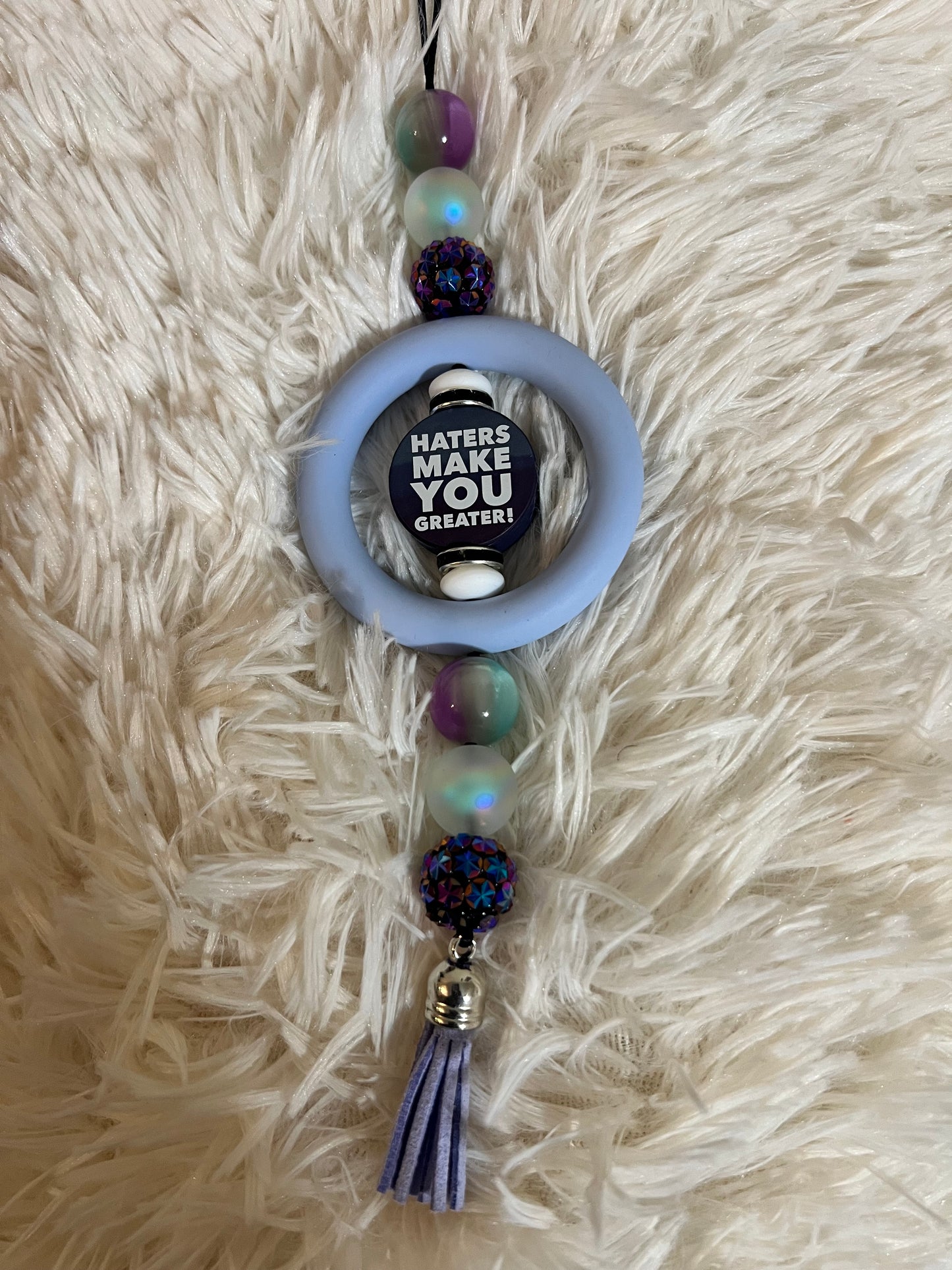 Haters Make You Greater Car Charm