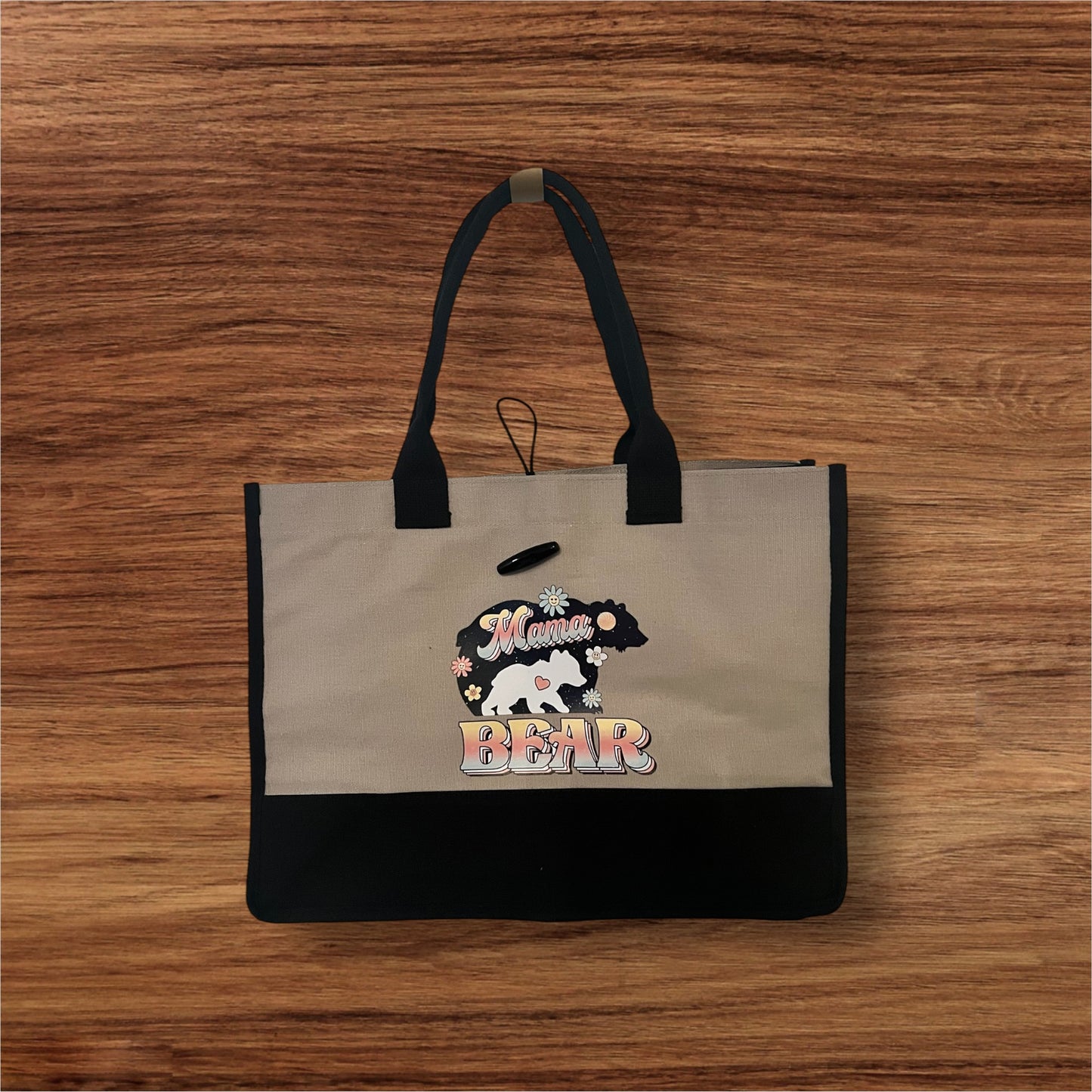 Mama Bear Canvas Tote Bag
