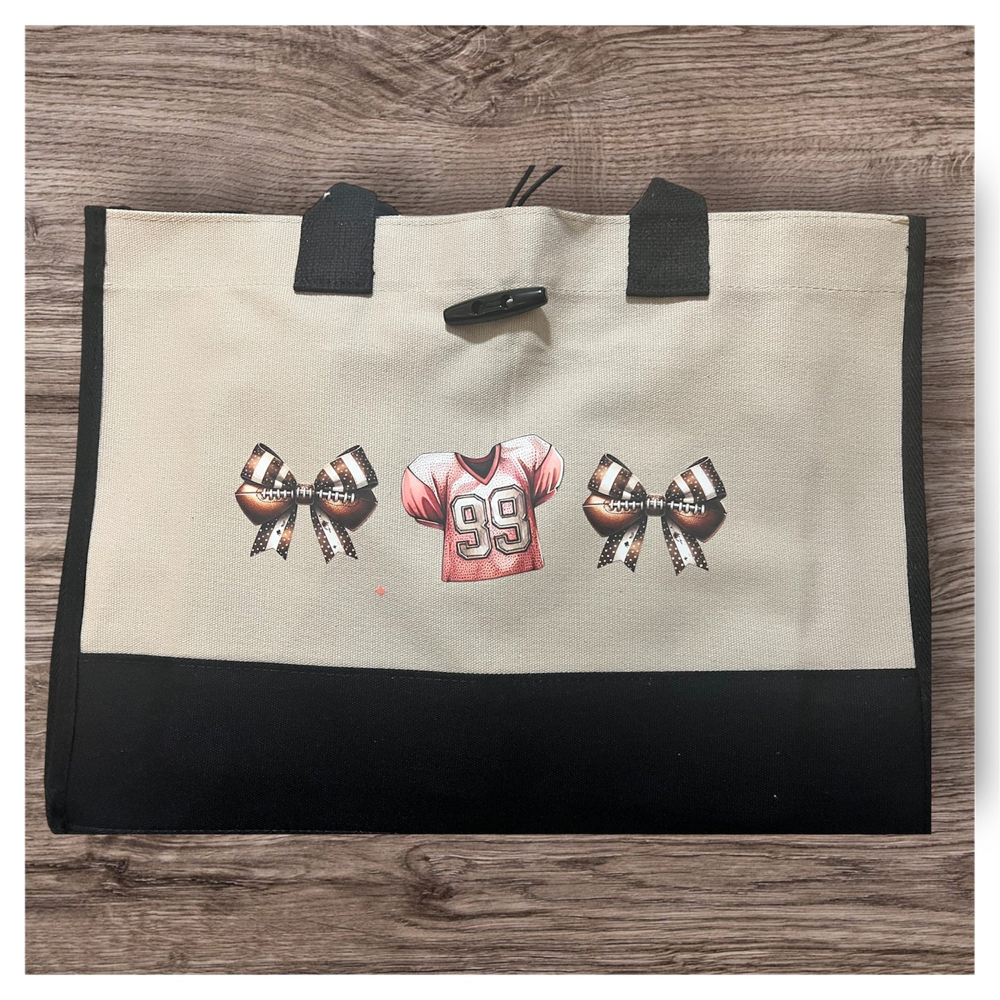 Football Fans Canvas Tote Bag