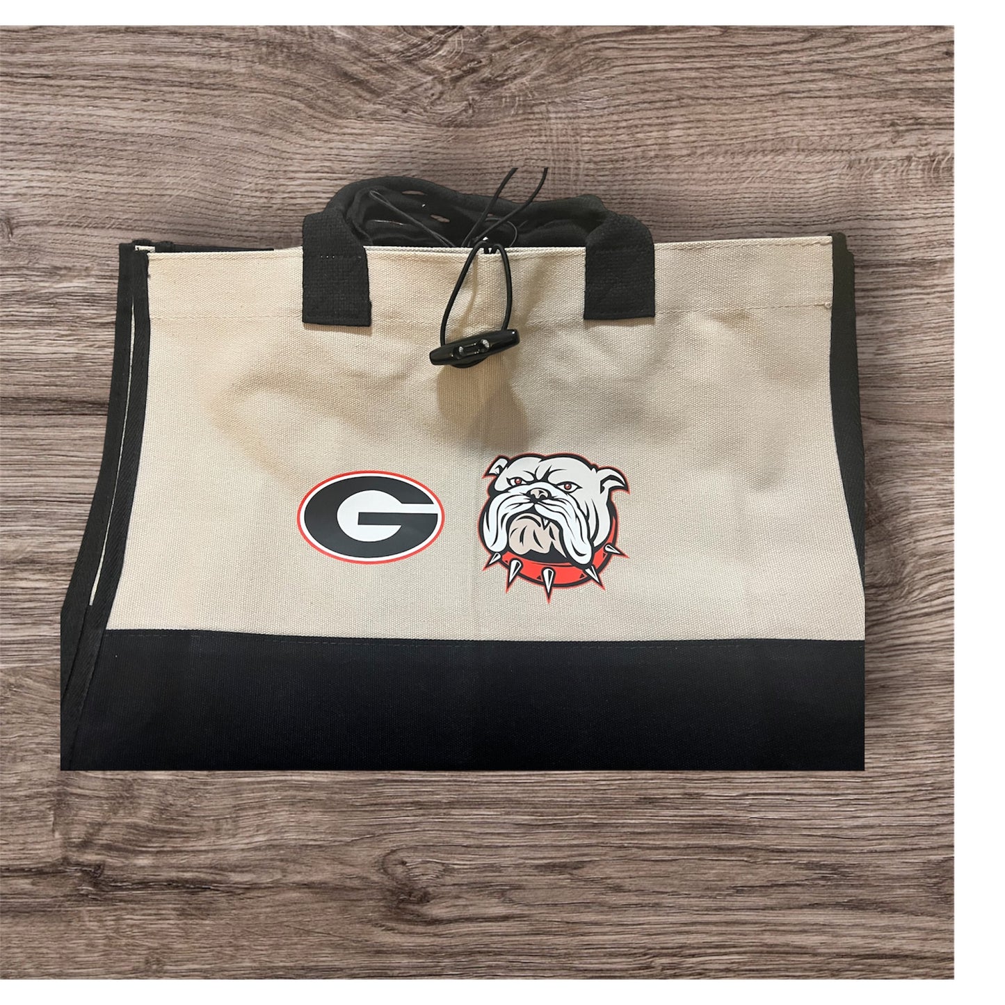 Georgia Bulldogs Fan Canvas Tote Bag