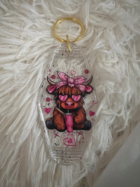 Love Baby Cow Key Chain