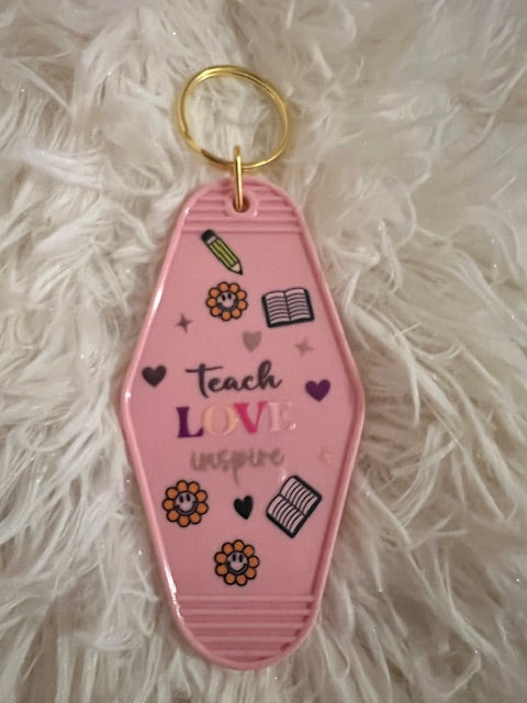 Teah, Love, Inspire Books Key Chain