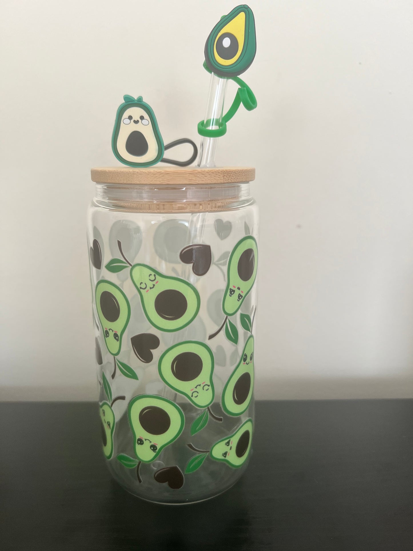 Avocado 16oz Glass Tumbler