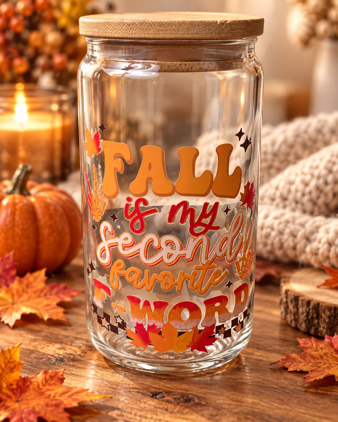 Fall & Halloween Glass Cup Collection