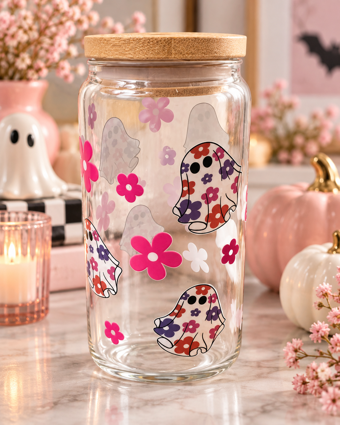 Fall & Halloween Glass Cup Collection