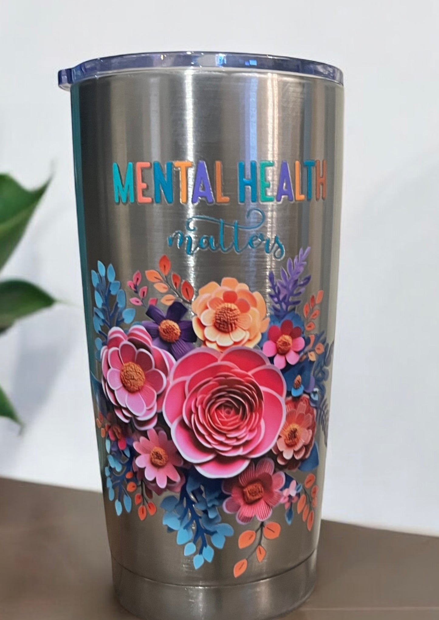 Mental Health 22oz Stainless Steel Tumbler