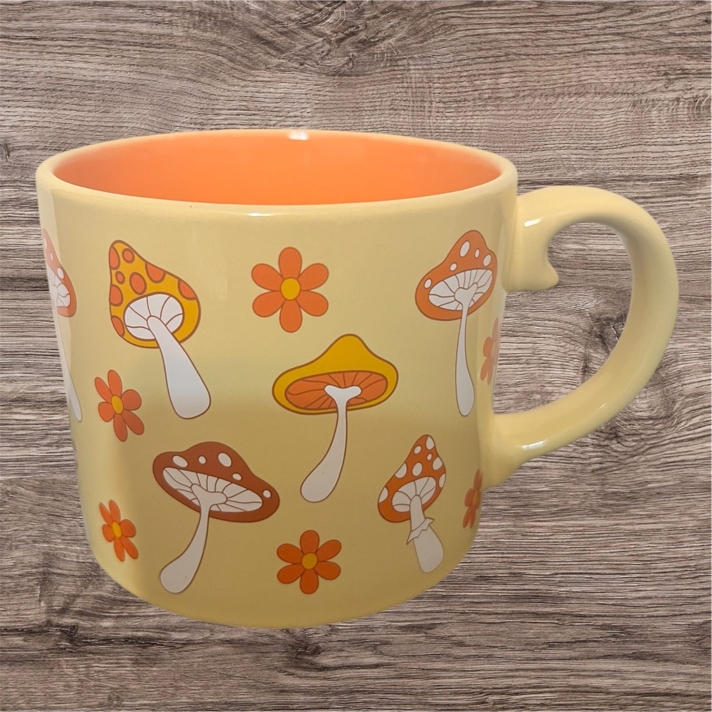 Mushroom Coffee Mug (yellow)