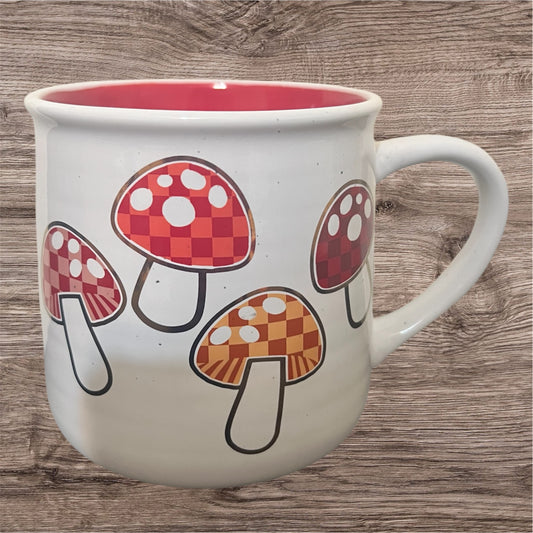 Mushroom Coffee Mug (Red/White)