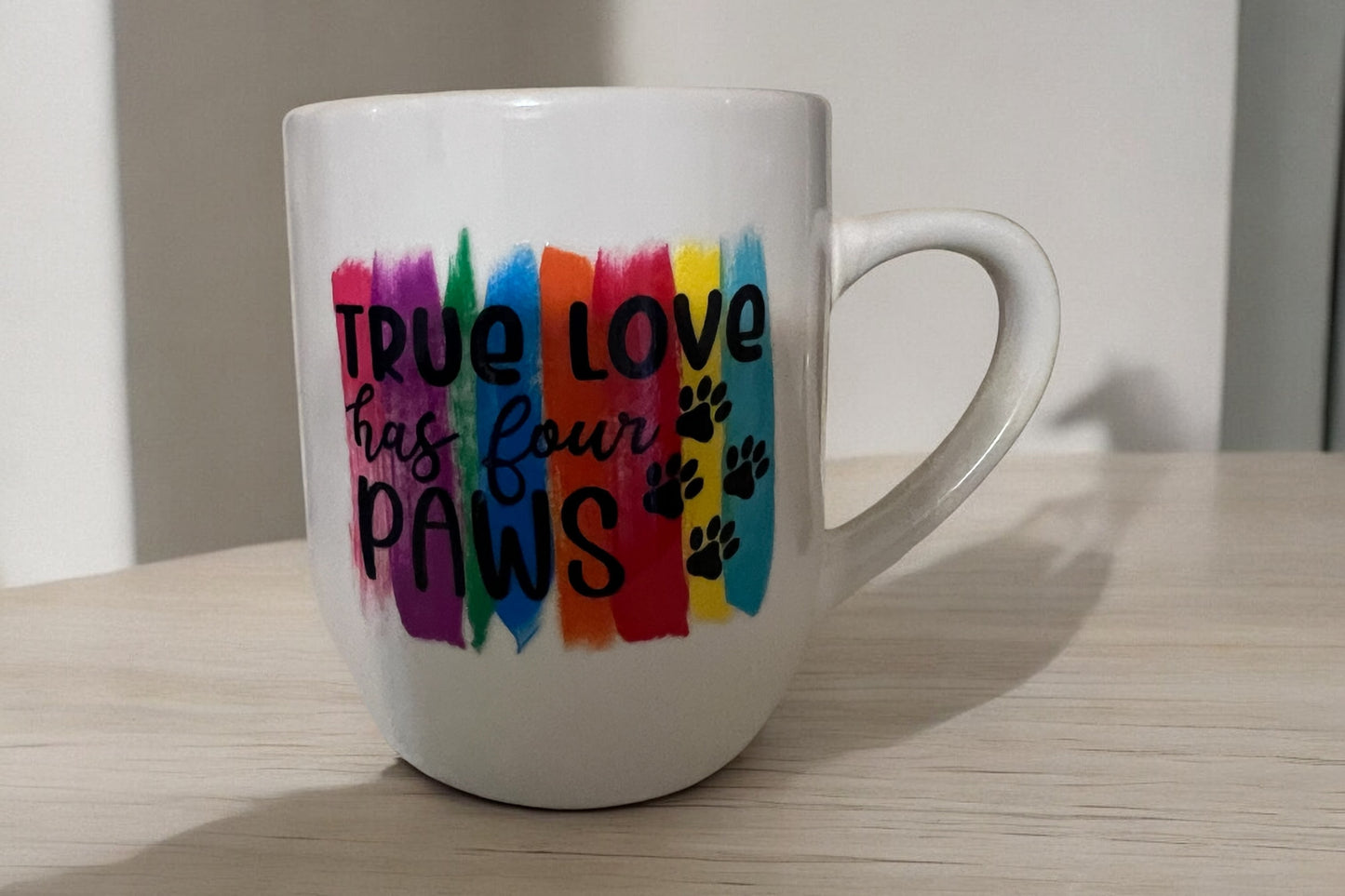 True Love has Four Paws Coffee Mug