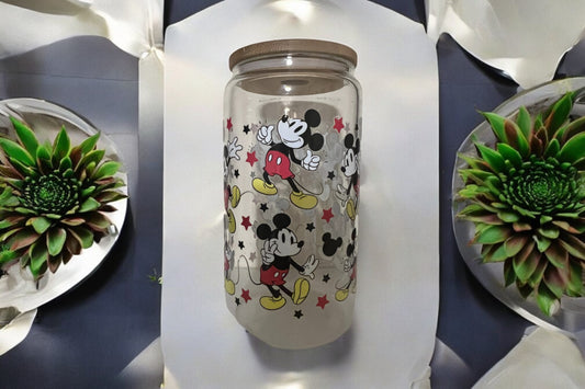 Mickey Mouse 16oz Glass Tumbler