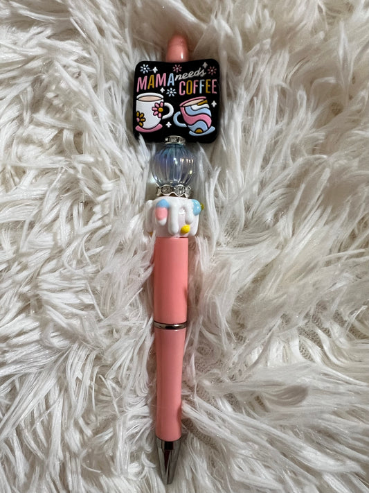 Mama Needs Coffee Beadable Pen