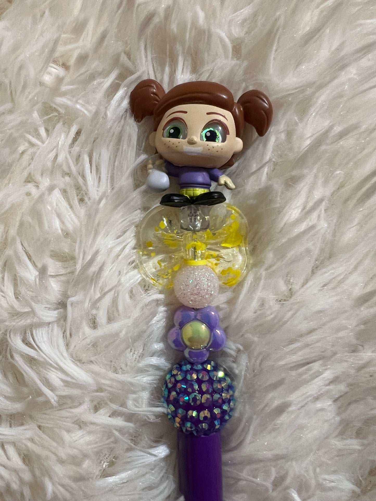 Finding Nemo Darla Rare Doorable Beadable Pen