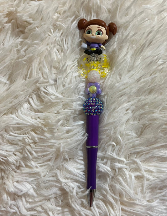 Finding Nemo Darla Rare Doorable Beadable Pen