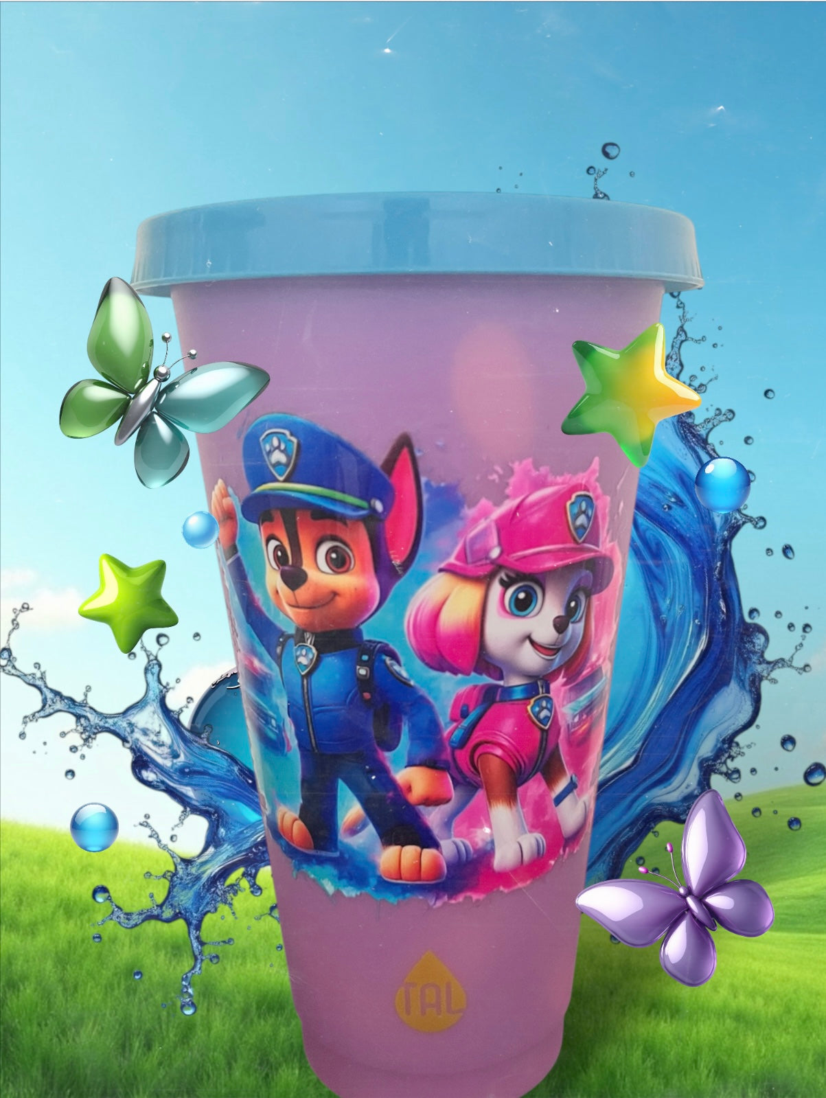 Paw Patrol 24oz Color Changing Cold Cup