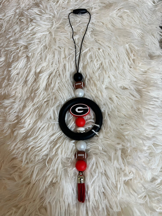 Georgia Bulldog Car Charm