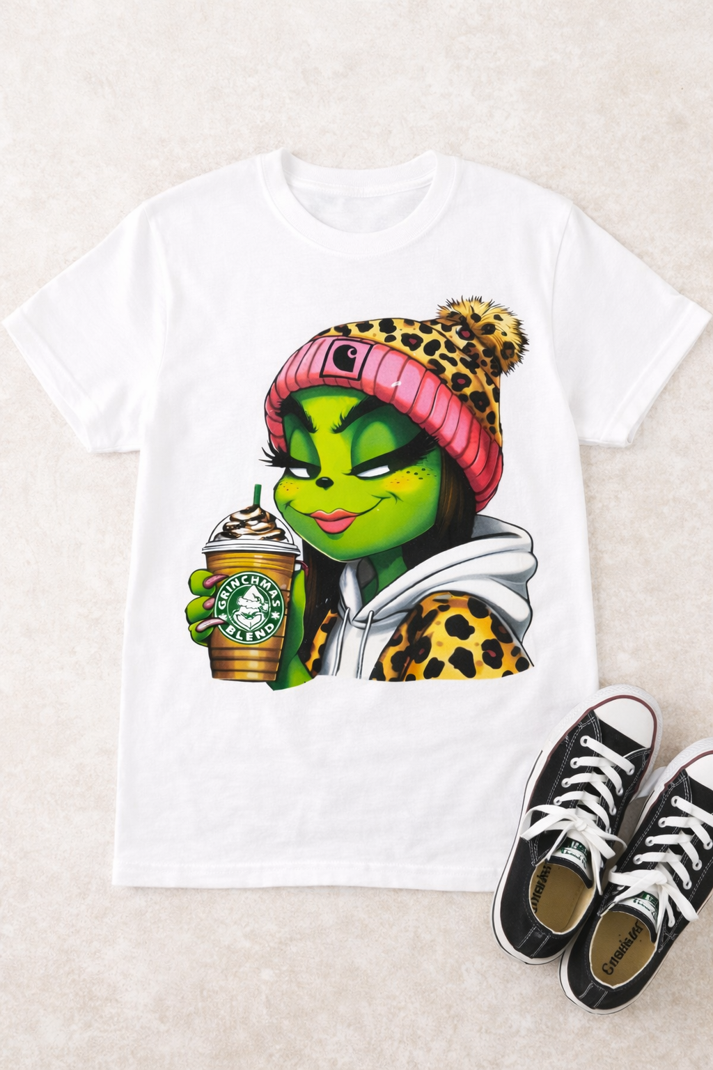 Boujie Grinch Girl T-shirt