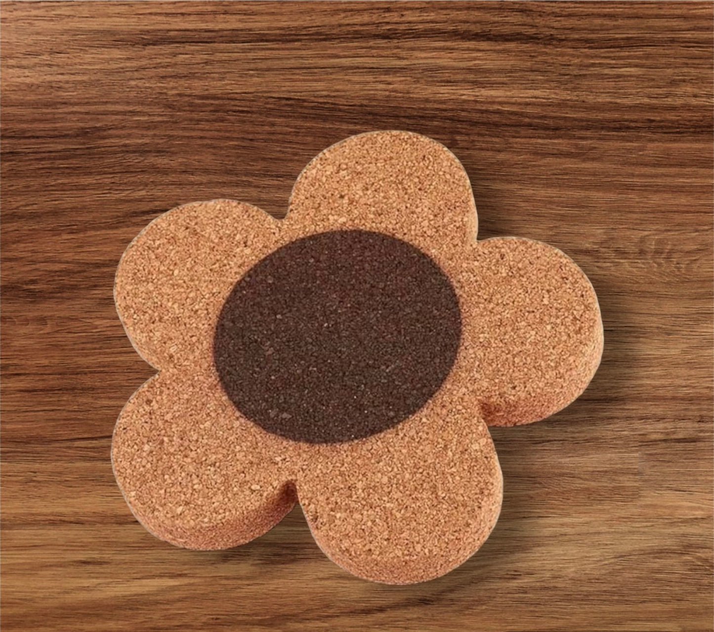 Cork Daisy Coaster