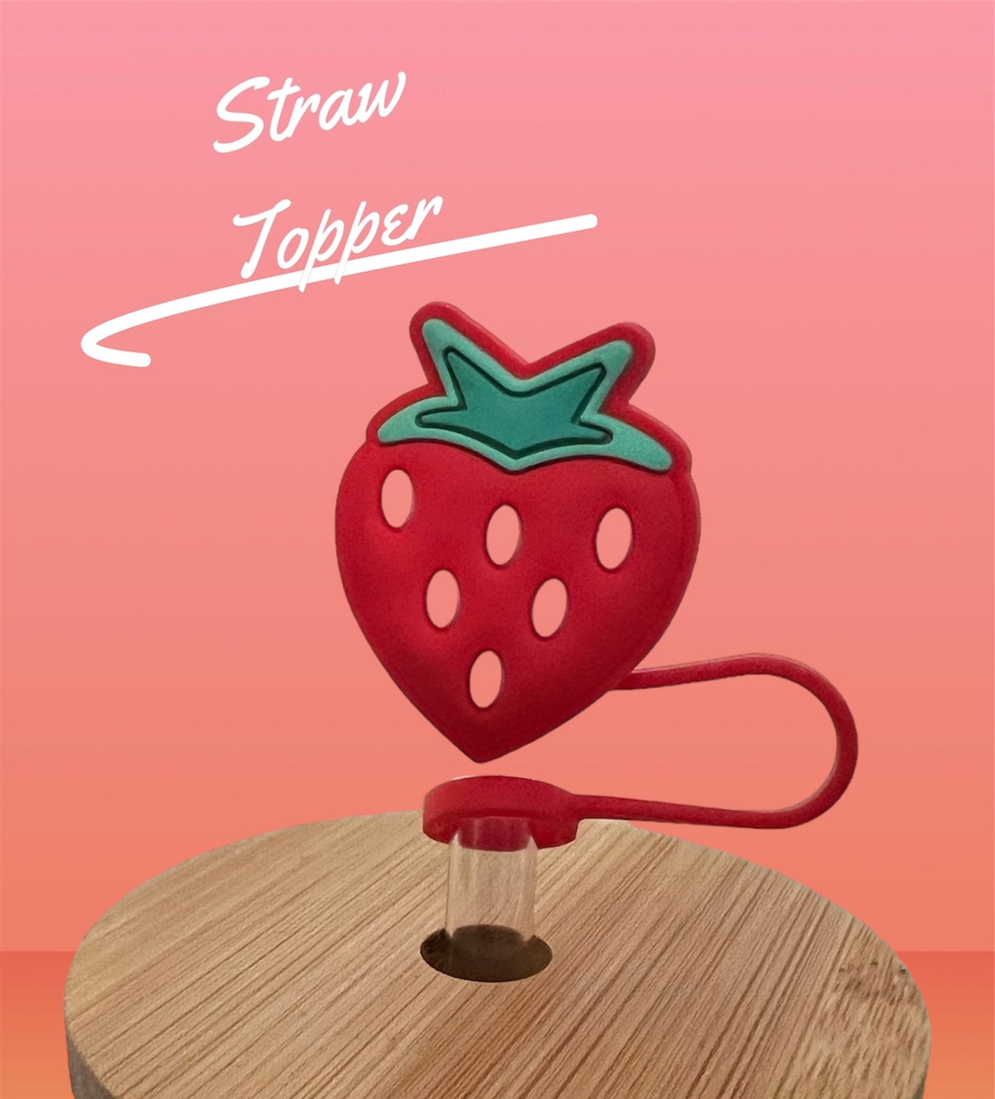 Strawberry Straw Topper