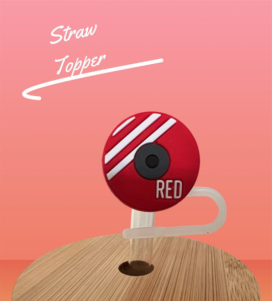 Taylor Swift Red Album Straw Topper