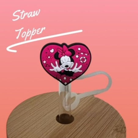 Minnie Mouse Straw Topper