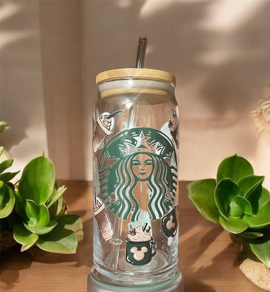 Starbucks Coffee 20oz Glass Tumbler