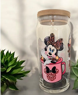 Minnie Mouse 20oz Glass Tumbler