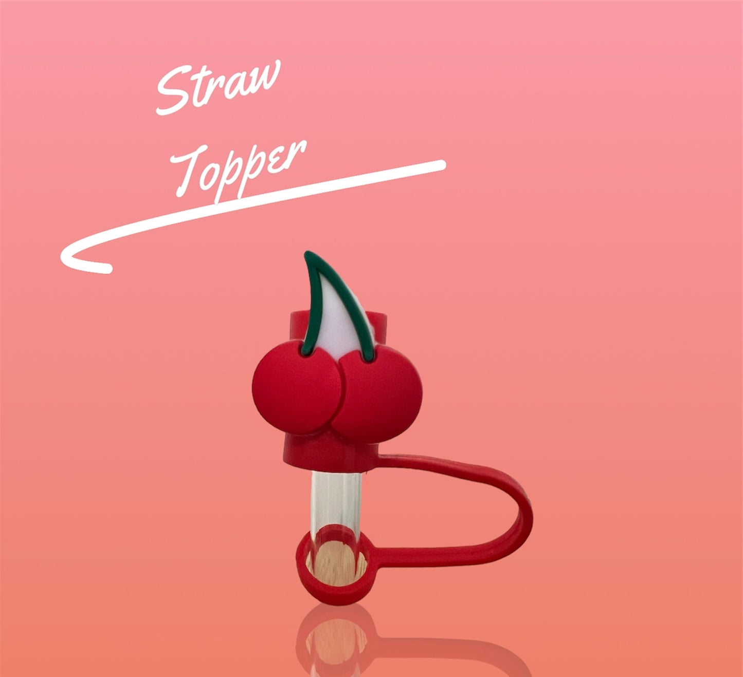 Cherry on Top Straw Topper