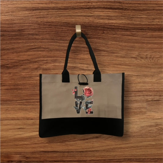 LOVE Canvas Tote Bag