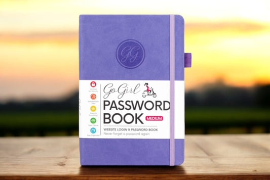 Go Girl Purple Password Book